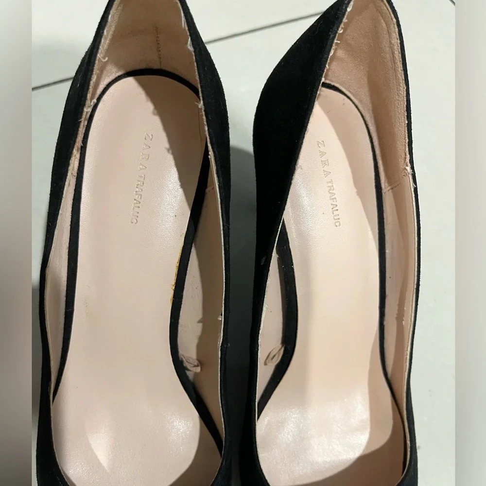 Zara Trafaluc Suede Pumps - Picture 5 of 5
